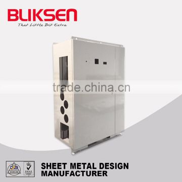 Metal aluminum wall mount industrial computer chassis storage case