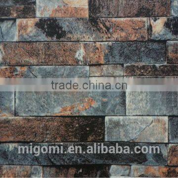 3d stone wallpaper for home decoration