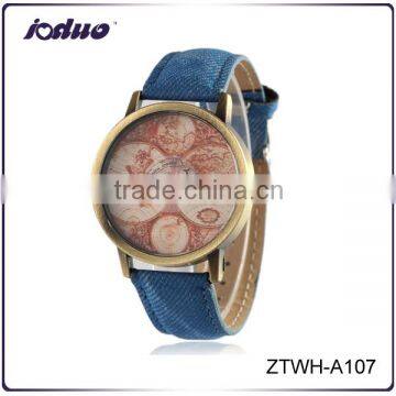 Newest Map Face Design Women Watch Wholesale