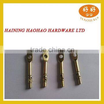 tie wire anchor with clip yellow zinc plated factory in china