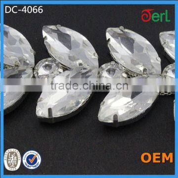 Wholesale Rhinestone Metal Cup Chain, Rhinestone Trimming for Dress, Rhinestone Cup Chain photo-2