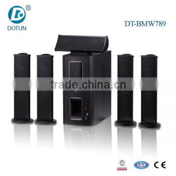 High quality professional 5.1 home theater speaker with bluetooth and microphone