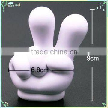 2015 new design wholesale colorful Stress ball PU gesture finger toys