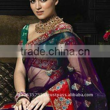 Heavy Work Net Designer Saree