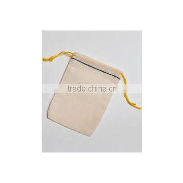 Drawstring Bag With Grey Cotton photo-3