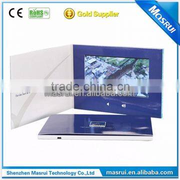 Luxury Video Wedding Invitation Card Video Folders 4.3inch