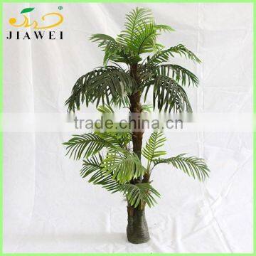 cheap artificial big palm trees plastic trunk