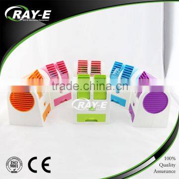 2016 Plastic Air Battery Power Portable Bladeless USB Mini Rechargeable Fan