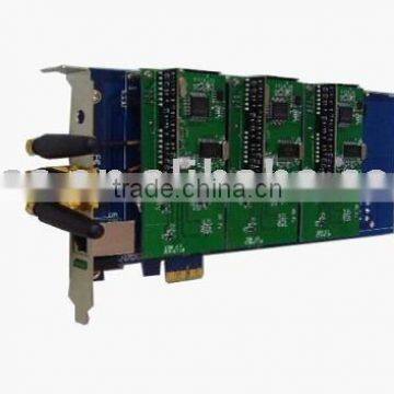 GSM Asterisk PCI-E card GC400E with 4 channels For Mobile IP-PBX