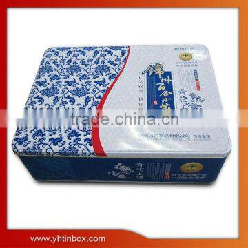 Chinese food tin case