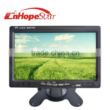 High sale widescreen 16:9 DC12v 1080p 7inch lcd monitor with hdmi