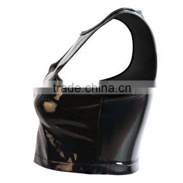 Newest Style Pvc Dress Sexy Leather Catsuit for Women photo-6