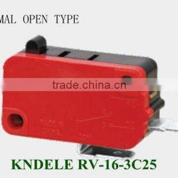 RV micro switches small basic switch NO types16A RV-16-3C25