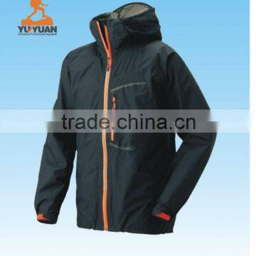 Windproof mens high neck hoodie jacket,outdoor leisured wear