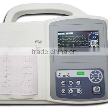 Hot sale portable 6 Channel ECG machine /Digital Electrocardiograph