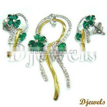 Diamond Pendant Sets, Gold Pendant Sets, Diamond Jewelry