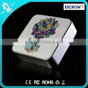high capacity 6600mah diy square power bank