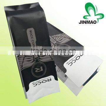 Custom Printing Side Gusset Aluminum foil Coffee Bag with Tin Tie and valve