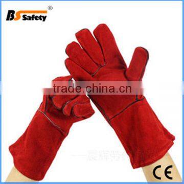 BSSAFETY Wholesale A/B grade cow split leather work glove for welding work