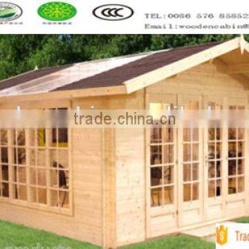 prefabricated wood log house for garden