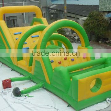 Hola cheap inflatable obstacle course for adult