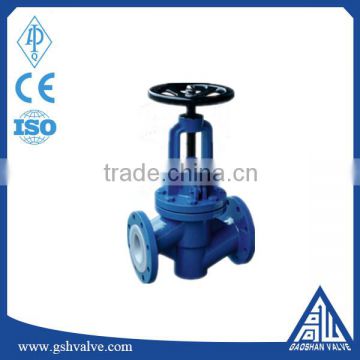 PN16 Telfon Lined manual globe valve