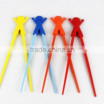 2016 Cute Silicone Bulk Plastic Chopsticks For Chilren Training Chopsticks