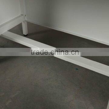3 Drawer Keyboard Trap Wooden Surface Metal Computer Desk Computer Table photo-6