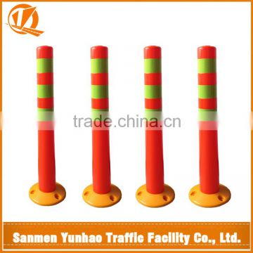 New products 2016 spring traffic warning post new PU material best quality warning post