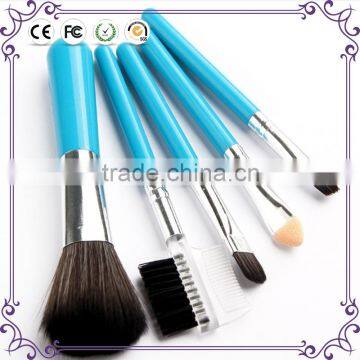 5pcs Naked beauty products wooden foundation eye makeup brushes makeup with good quality manufacturer China