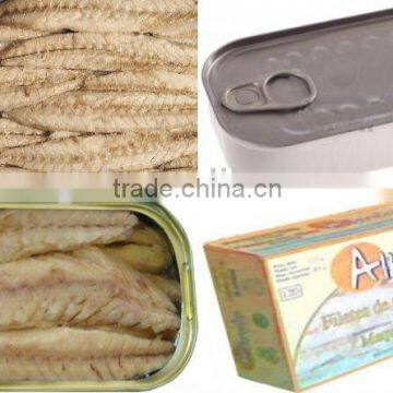 Canned Mackerel Fillet in Vegetable Oil
