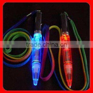 LED Flashing Pen with Neckstrap