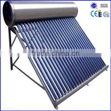 stainless steel high pressure price solar water heater