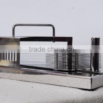 stainless steel manual tomato slicer vegetable slicer for restaurant