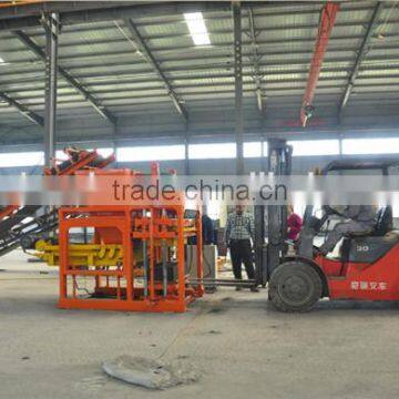 High Efficiency Low Price Automatic Qt4-25 Semi Automatic Block Stacker Machine photo-4