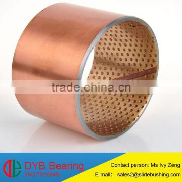 All kinds of bimetal bush DYB300 SJ JF UF850 bronze steel backing slide bearing CuSn10Pb2Zn2 steel bronze wrapped plain bush