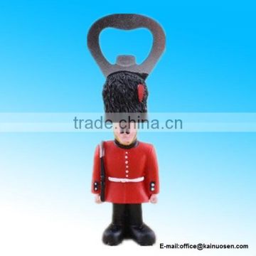 Armed guardsmen fridge magnet bottle opener