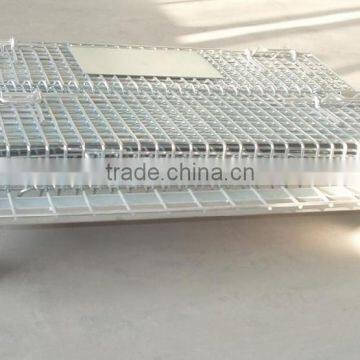 Folding Metal Wire Mesh Storage Cage ,steel Mesh Container photo-4