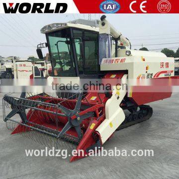 Mini wheat rice 98hp World Brand combine harvester in India