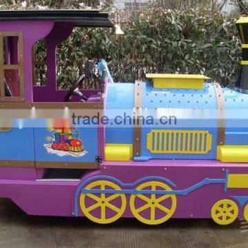 CE Approval Amusement Park, Trackless Fun Train, Shopping Mall, Indoor Outdoor Use Mini Electric Train, photo-4
