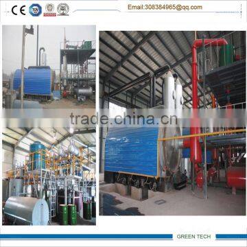 distillation equipment of tyre oil continous feeding