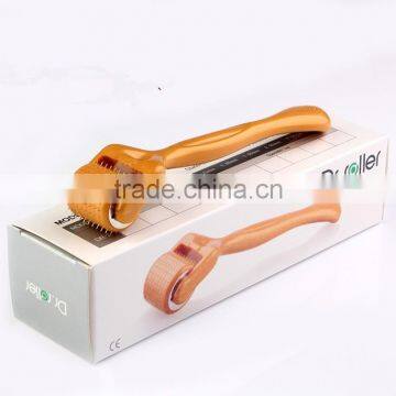 Hot sale Eye derma roller 120 needle gold Titanium Dr. roller for Personal Skin Care