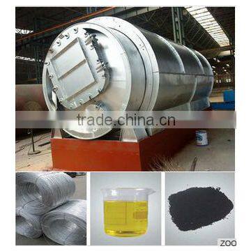 DAYI Green Energy Used Tire /city Waste Plastic/PP/PE Pyrolysis Plant Get Heavy Oil Used For Heavey Oil Generator photo-2