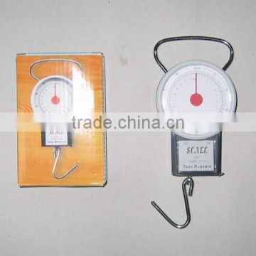 Travel luggage weighing scale mechanical fishing scales