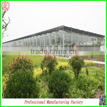 stable and hard pc sheet aluminium profiles greenhouse for garden/fruit