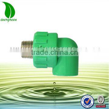 ppr pipe fitting male thread 90 degree elbow