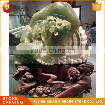 High Quality Most Value Green And White Jade photo-5