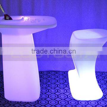 Led Bar Chair Rechargeable Wireless 16 Color Change LED Bar Stool photo-5