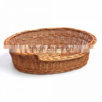 Medium Large Wicker Cat Dog Bed Basket Well Made No Chemicals