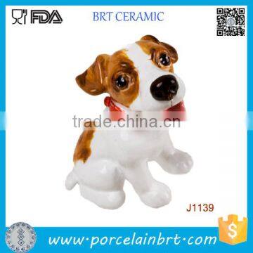 Ceramic Mini Artificial Dog Animal Figurine